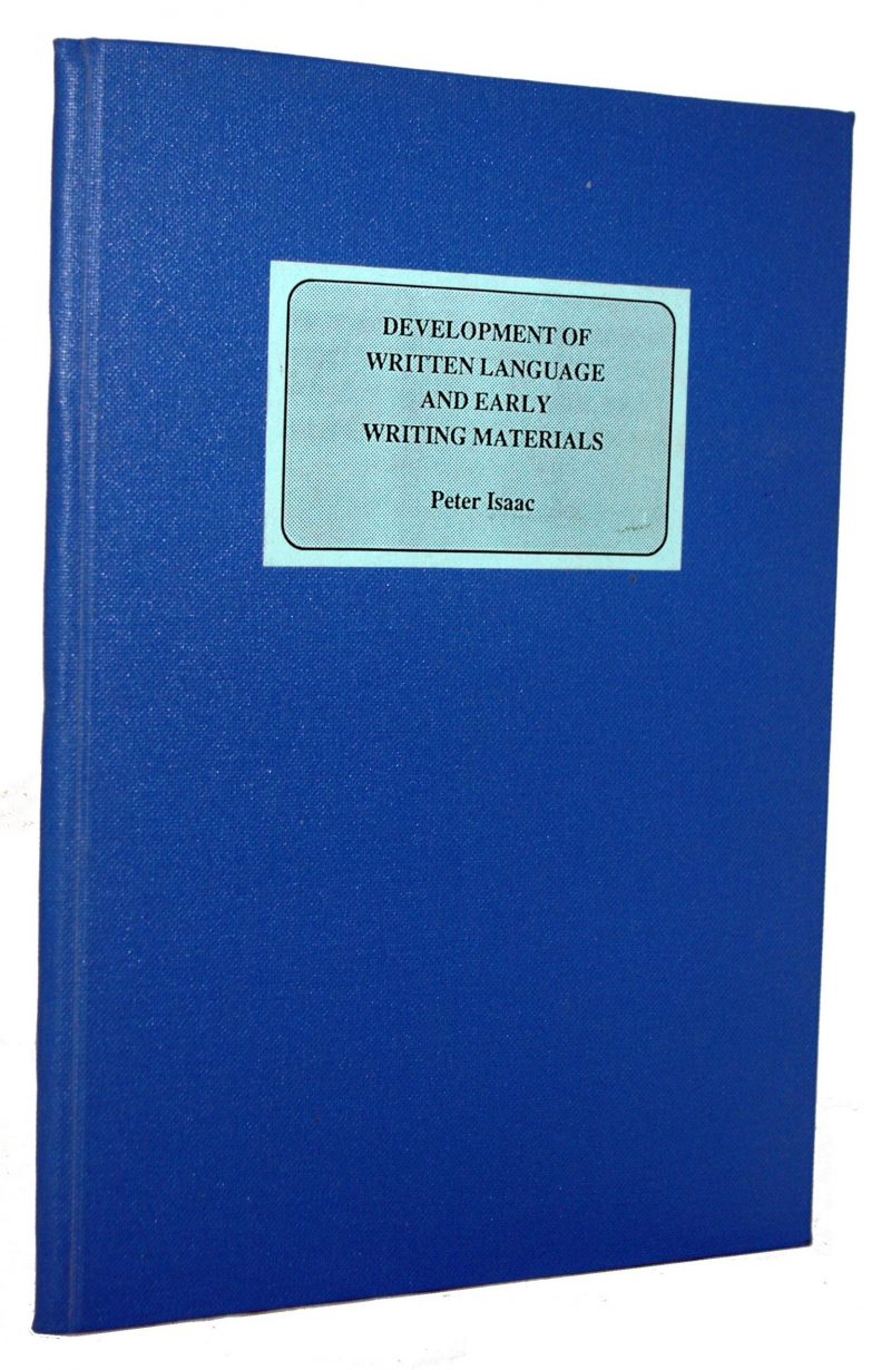 Development of Written Language and Early Writing Materials