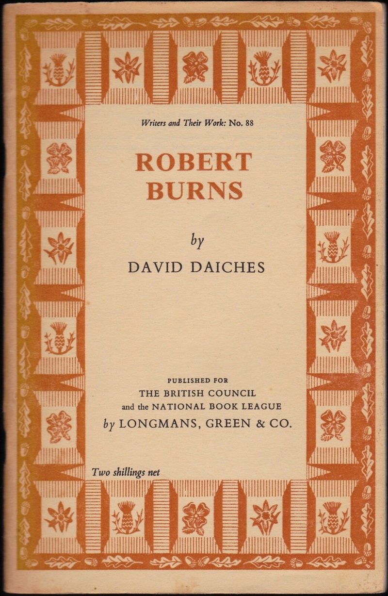 Writers and Their Works No. 88 - Robert Burns
