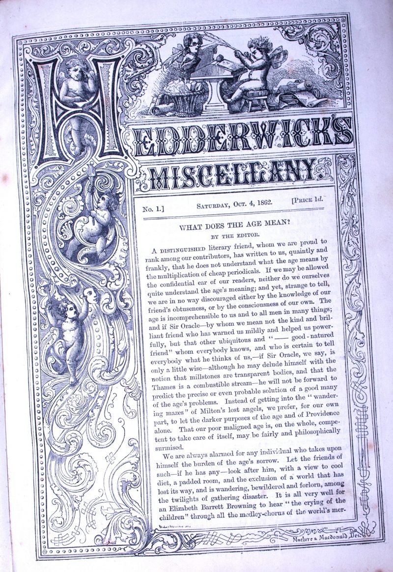 Hedderwicks Miscellany: No 1 Oct 1862 - No 16 Jan 1863 - Image 2