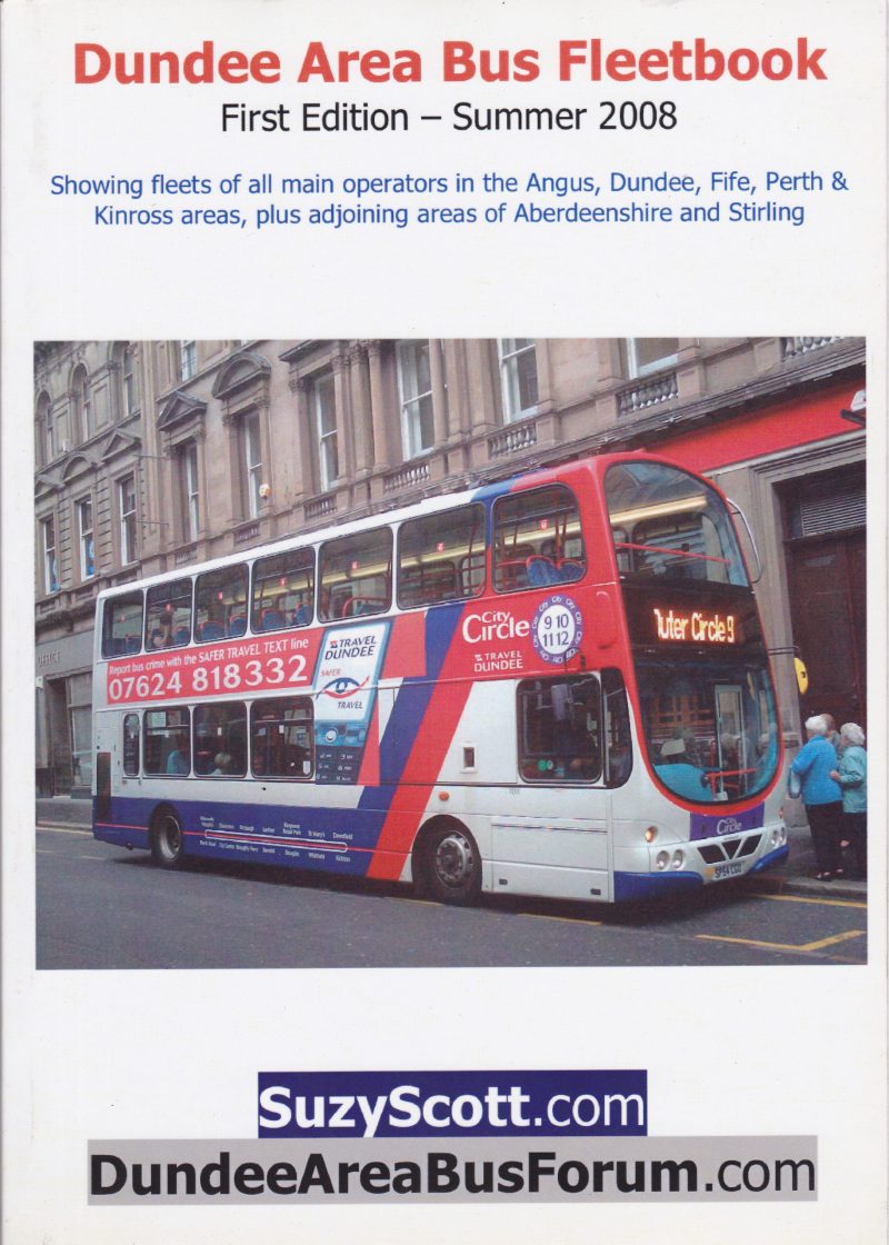 Dundee Area Bus Fleetbook Summer 2008