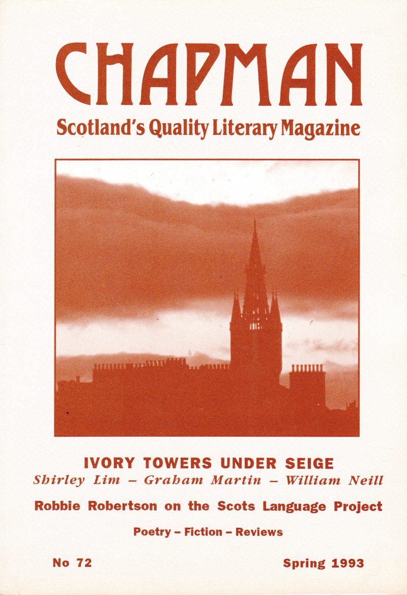 Chapman: Ivory Towers Under Siege No 72 Spring 1993