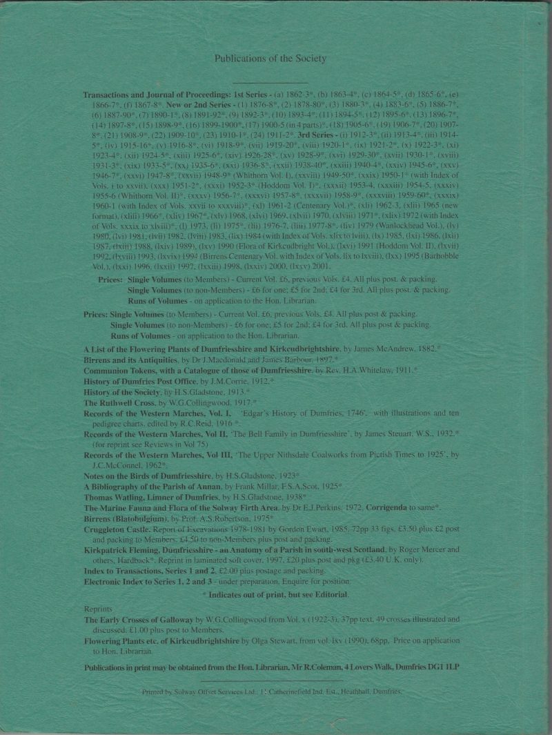 Transactions of the Dumfriesshire & Galloway Natural History LXXV - Image 2