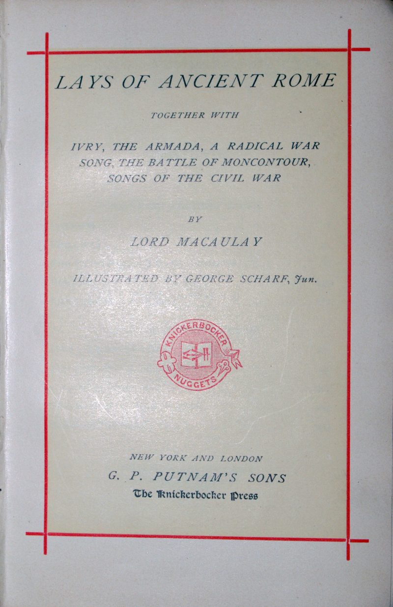 Gesta Romanorum, Aesops Fables and Lays of Ancient Rome - Image 4